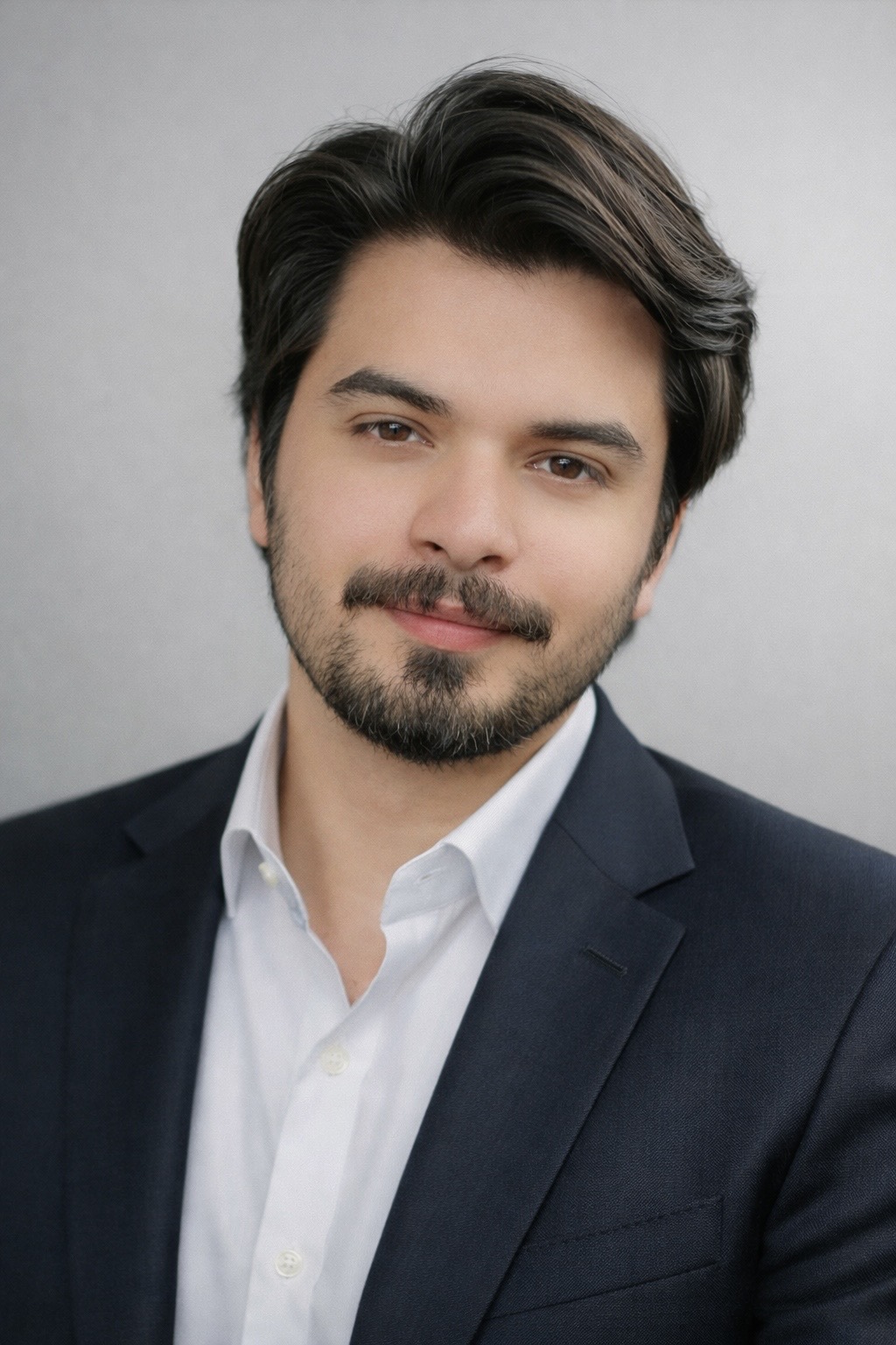 Portrait of R Haris Shakeel, Founder & CEO of Vire Talent Agency