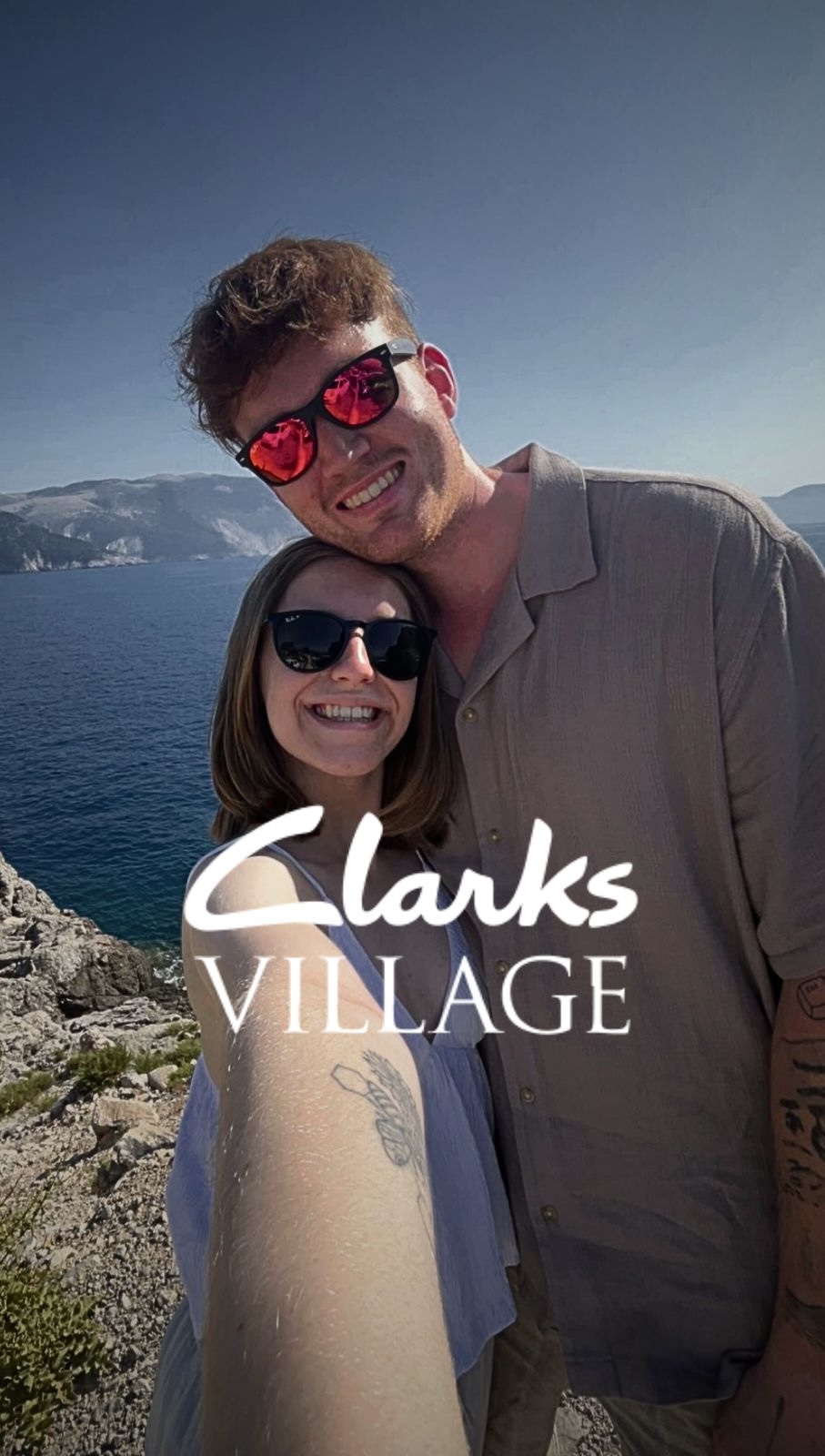 Liv & Tom in partnership with Clarks Village